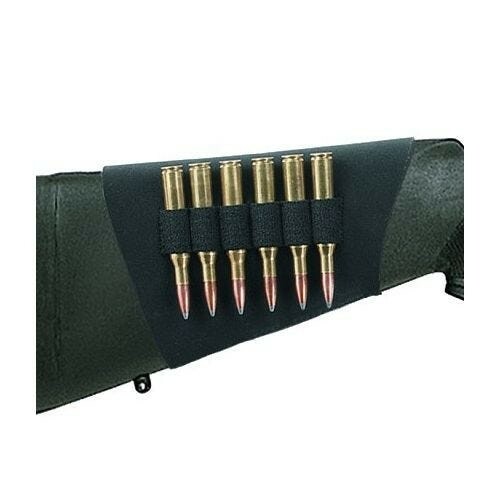 Uncle Mike’s Butt Stock Rifle Cartridge holder, 6 Loop, Nylon