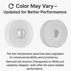Original Reusable Split Spool for Bambu Lab AMS – Gray-White or Transparent, Com