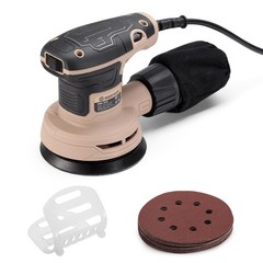 5-Inch Random Orbital Sander, 2.6Amp 320W Variable Speed (8000–13000RPM) E