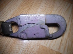 Klein 5480 Adjustable Lineman Safety Belt Size M W/MILLER SCORPION FALL Limiter