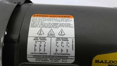Baldor Reliance CM3538 0.5HP AC Motor 1800RPM 4-Pole 3-Phase 56C Frame 230/460V