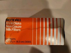 Kendall New Farm Milk Filter 6 1/2″ Strainer Discs In Damaged Box (100x) (NIDSB)