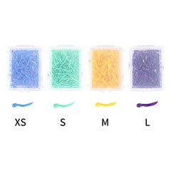 Lot of Dental Plastic Wedges Concave Design Arc Diastema Wedge End Circular Hole