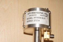 Weinschel API Microwave Step Attenuator AF9009-9-31 New 9 dB w/Test Data 18 GHz