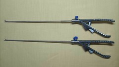 2pc Laparoscopic Needle Holder Curved Jaw Right Hand 3mmx330mm Instruments
