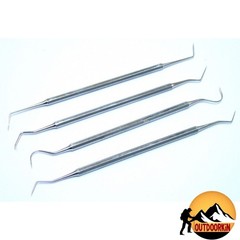 4Pc Dental Probe Set Stainless Steel Good Quality Surgical