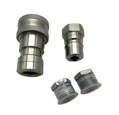 Hydraulic Quick Coupler Set ISO-B 1/2” NPT HNV12F Female + HNV12M Male New