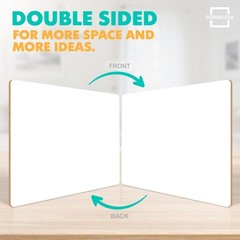 Small Dry Erase Boards 2 Pack 9×12 Double Sided Whiteboard Double Sided White Bo