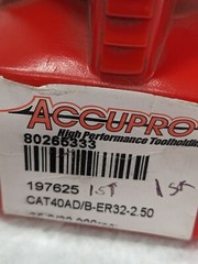 ACCUPRO Collet Chuck 0.078 to 0.787" Capacity, ER Collet, Taper Shank 80265