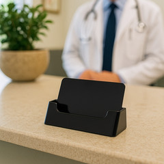 30 Black Acrylic Business Card Holders