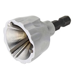 Hex Shank Deburring Chamfer Tool for Efficient Bolt & Thread Repairs 1/8″-3/4″