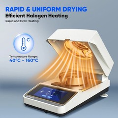 Digital Halogen Moisture Analyzer 110g 0.001g High Precision Lab Moisture Tester