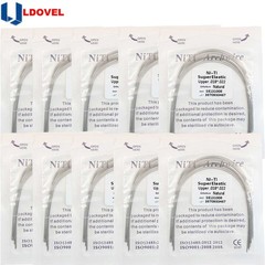 10pcs/pk Dental Ortho Elastic Niti Arch Wire Rectangular Natural Bracket Braces
