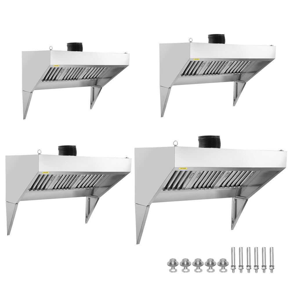 VEVOR 4′-9’FT Commercial Exhaust Hood Food Truck Concession Trailer Hood