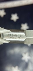 OSG 1/2-14 NPTF Pipe Tap HS HSS 6173 1313000 1/2” – 14 ONE TAP