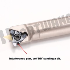 Lathe Internal Threading Boring Bar Indexable Threading Inserts 29° 22IR4ACME