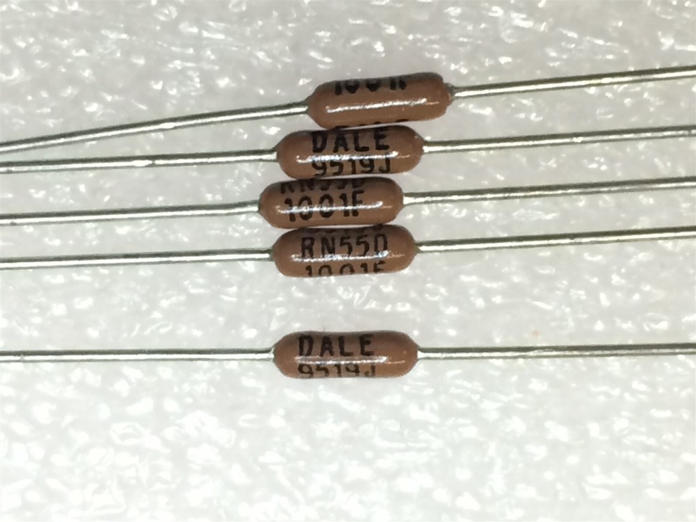 RN55D1001F DALE 55D1001F RES 1K OHM 1/8W 1% AXIAL 100 PIECES
