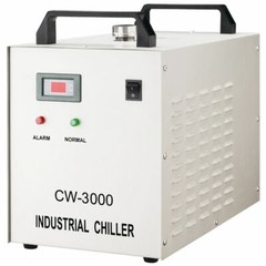 110V CW-3000DF Industrial Water Chiller for 0.8KW / 1.5KW CNC Spindle Cooling