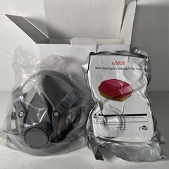 LARGE Half Face Respirator Facepiece Mask & P100 Filter 60926