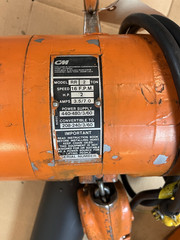 Columbus Mckinnon CM,RR-2,ELECTRIC HOIST 2 TON 3PH 16FPM CHAIN 24ft W PENDANT