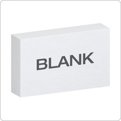 300 Ct Blank Index Cards, 3X5 Inches, Ruled Lined, White