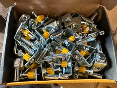 ⚡️(QTY 100) Dewalt Rod Hanger 50378-PWR .300 Head Pin X 1 1/4” W/90 CC Post Nut