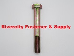 5/8-11×4-1/2 Hex Head Cap Screw 5/8×11 x 4.5 Bolts 5/8x11x4-1/2 Grade 8 ZY