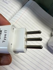 Bestek Type IT Power Plug Adapter three round plugs(LEN) 10/16A 250v