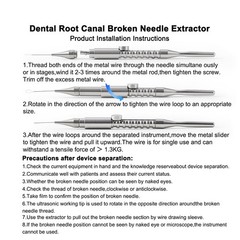 Dental Root Canal File Extractor Broken Files Removal Kit Endo Rescue Retrieval