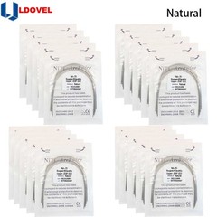 10pcs/pk Dental Ortho Elastic Niti Arch Wire Rectangular Natural Bracket Braces