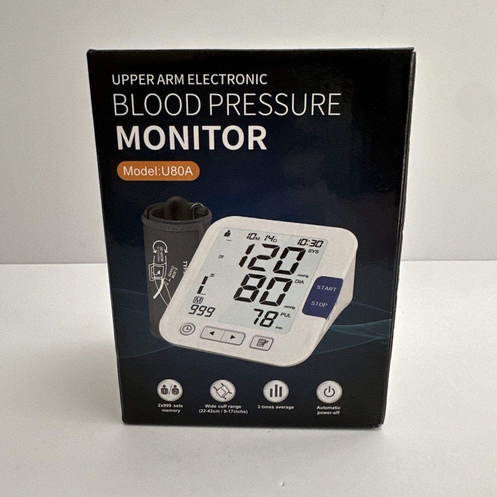 Upper Arm Digital Cuff Machine Blood Pressure Monitor U80A