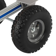 Aluminum Alloy Hand Truck Cart Heavy Duty Dolly W/ Rubber Wheels 440lbs/500lbs
