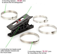 Vehicle Quick Release Roll Bar Fire Extinguisher Mount Holder for Jeep Wrangler