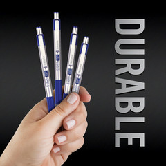 Zebra Pen F-301 Ballpoint Blue Ink Fine Point 0.7Mm Pen, Easy-Glide Ink, Stainle