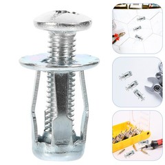 25 Sets Hollow Wall Anchor Screw Fastener Anchors Expandable Bolt Inserts
