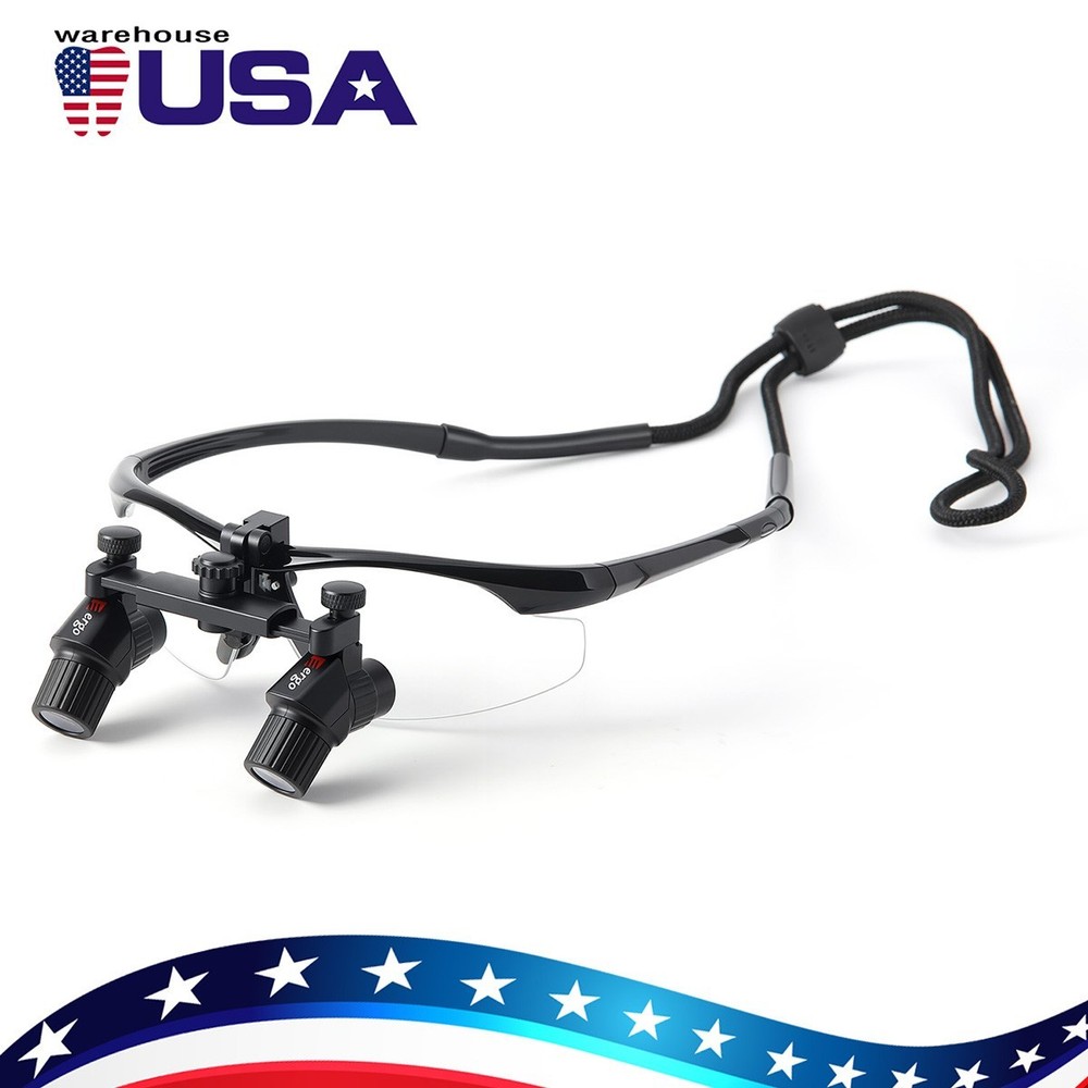 Ergo Dental Loupes Upright Posture Prism Optics Protect Spine 4.0X Magnific