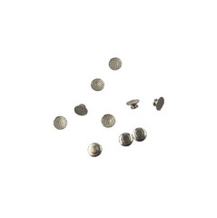 10Pcs/Pk Dental Ortho Lingual Buttons Mesh Base Metal Button MIM/Hollow/Bondable