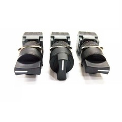 16mm IP40 2/3 Position Selector switch Maintain/Return Round Plastic Knob Switch