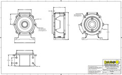 Banjo C Face Adapter For 2 inch and 1.5″ Cast Iron Pumps 56C-145C – 17046