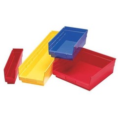 Akro-Mils 40120 Plastic Dividers, Black, 3-5/8 In L X 2 -7/8 In H, 24 Pk