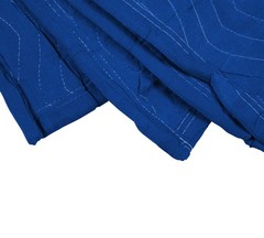 6Pk 72″x80″ (85 lb./dz. Wt) Furniture Blue Moving Blankets Pads Woven Polyester