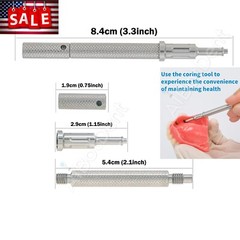 US Dental Overdenture Locator Implant Abutment for Zimmer/Hiossen Male Caps Tool