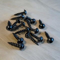 Black Pan Head Screws #6×1/2″, #6×5/8″ QTY 250 pack, #8×3/4″ QTY 200 pack