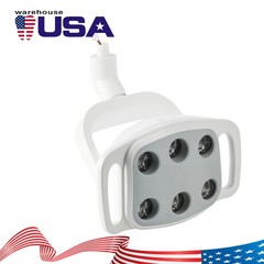 Dental LED Lamp 6 LED Light For Dental Unit Chair Adjustable Oral Light 22&26MM