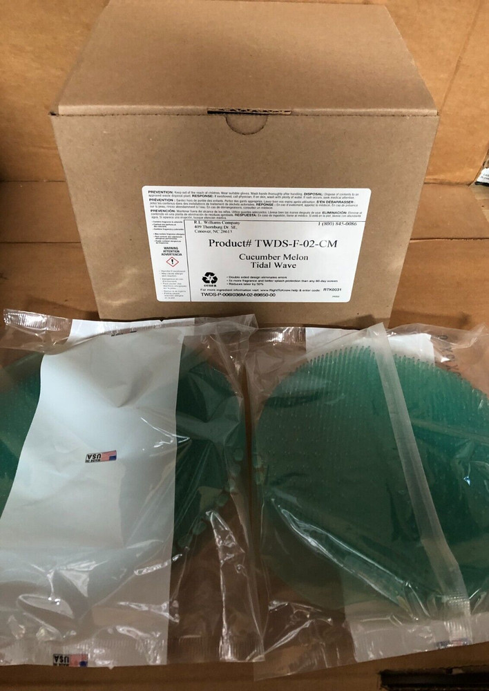 6 Fresh Products 60 Day Cucumber Melon Tidal Wave Urinal Screen Cake