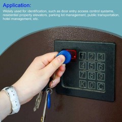 50/100/200x RFID Key Fobs UID 13.56MHz Rewritable Proximity IC Smart Token Tag