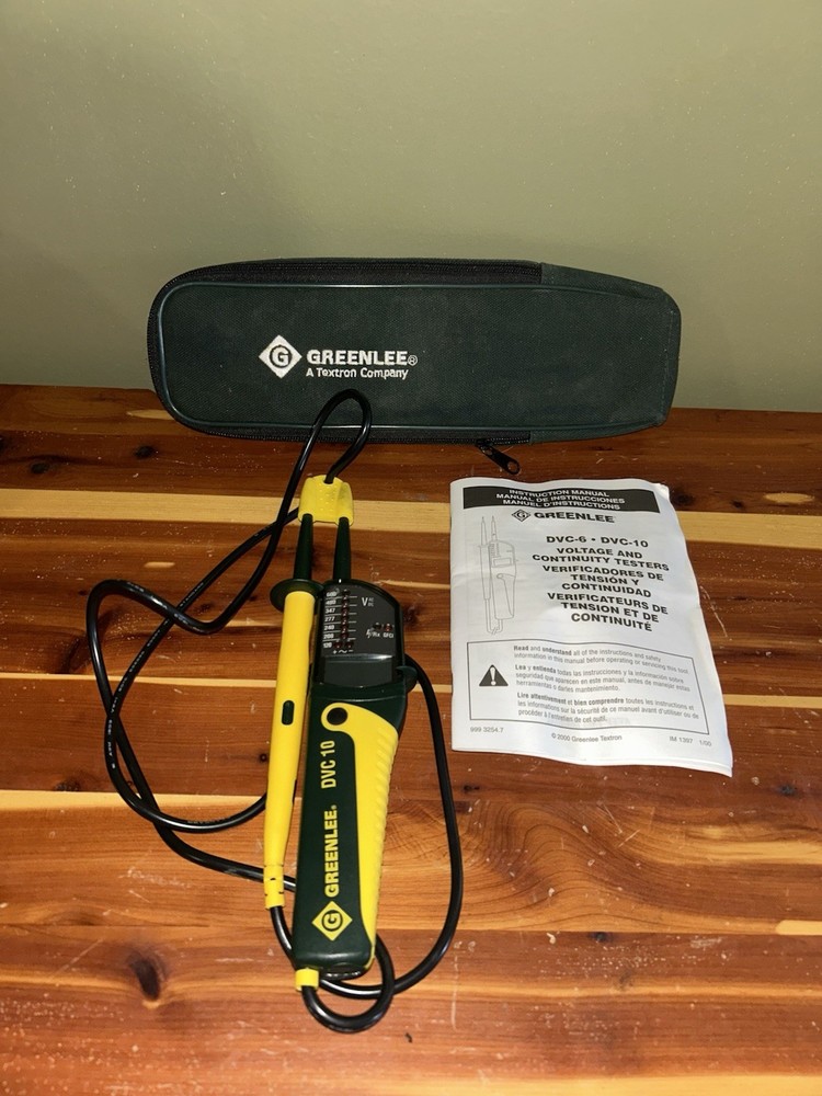 GREENLEE DVC-10 ELECTRICAL GFCI TESTER LED DISPLAY