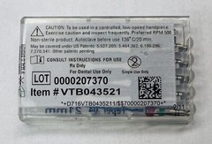 21mm .04 Vortex Blue #35 Rotary Files Dentsply Tulsa Dental Root Canal LOT OF 2