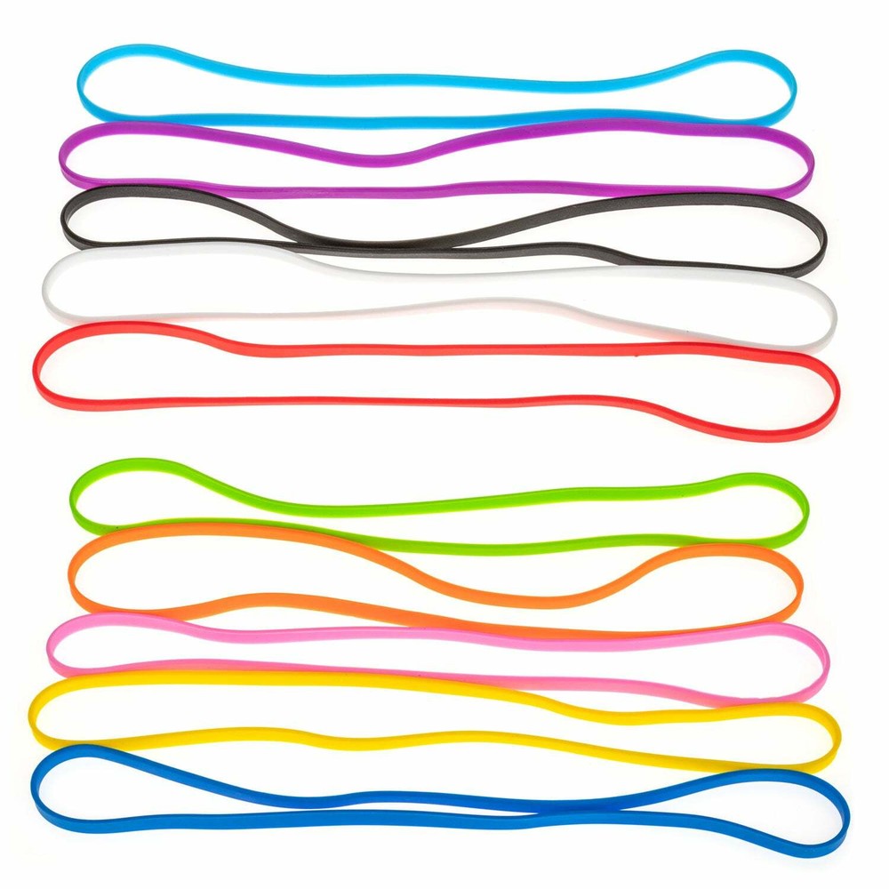 Grifiti Band Joes 1/4 12 x 0.25 inch Silicone Rubber Bands Cooking Boxes Books W