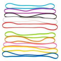 Grifiti Band Joes 1/4 12 x 0.25 inch Silicone Rubber Bands Cooking Boxes Books W
